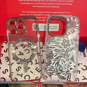 New in box Casetify white tiger MagSafe case iPhone 14pro